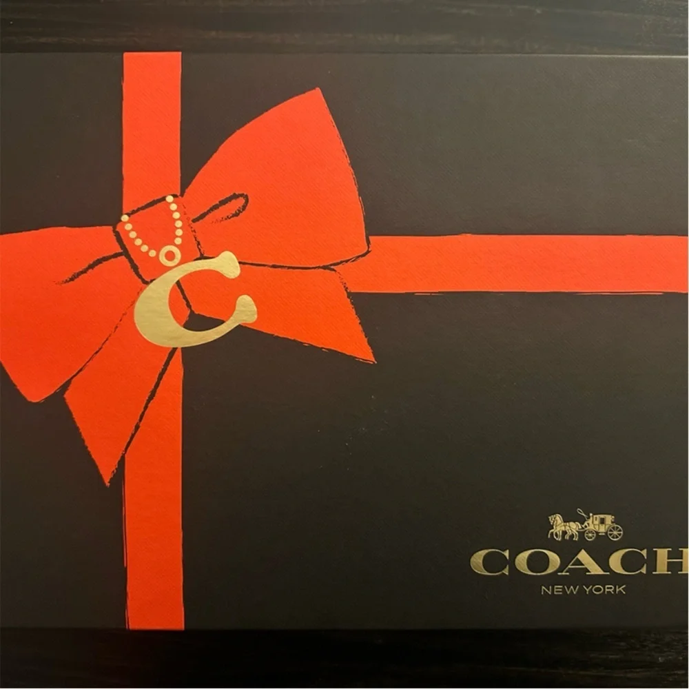 Coach Ivory Knit Beanie Hat and Scarf Set New In Box - Picture 2 of 3